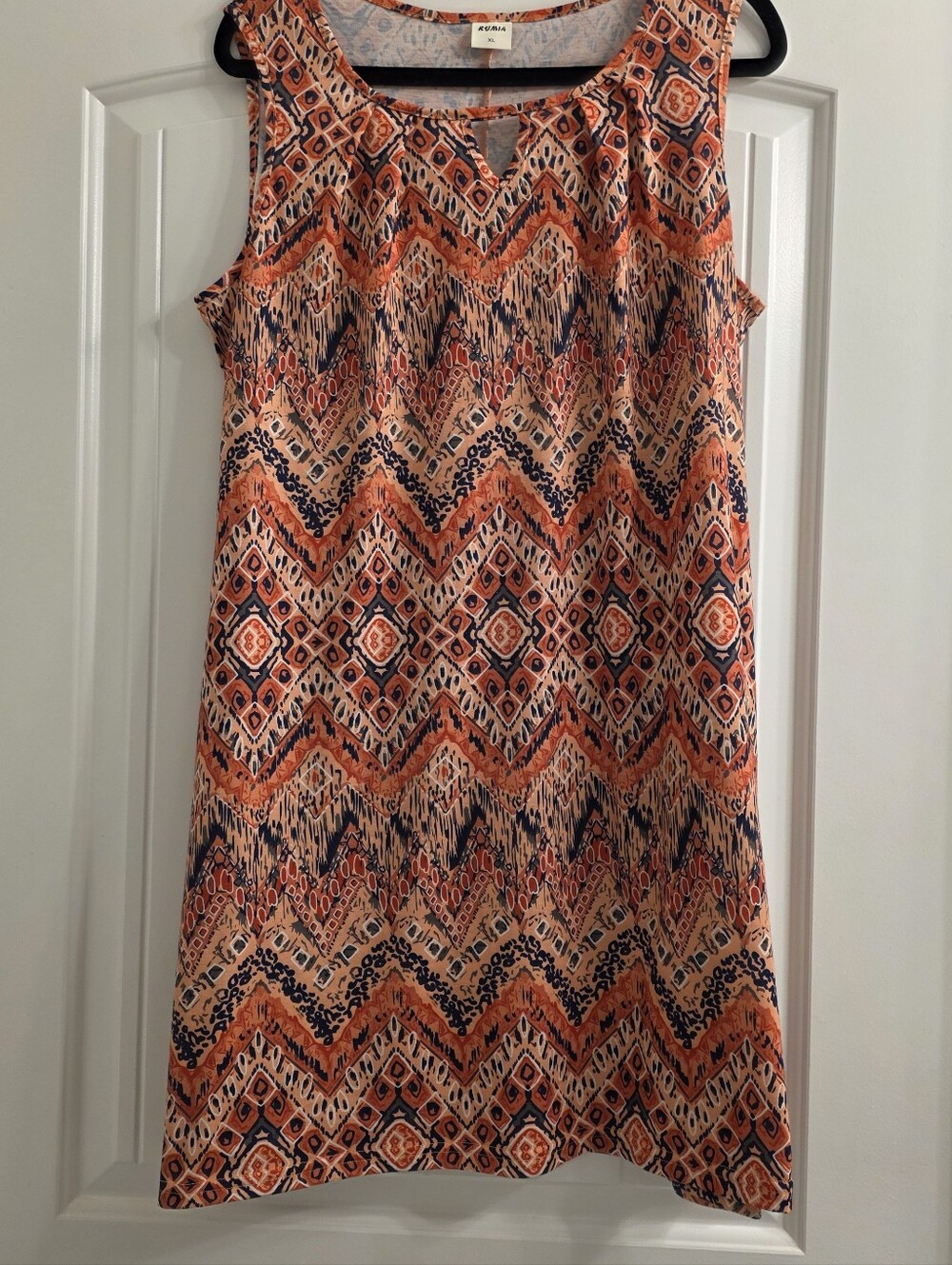 RUMIA Womens Summer Sleeveless Beach Dress Or Coverup - XL - Picture 3 of 7